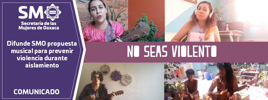 Difunde SMO propuesta musical para prevenir violencia durante aislamiento