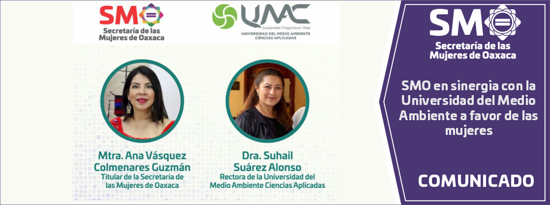 SMO en sinergia con la Universidad del Medio Ambiente a favor de las mujeres