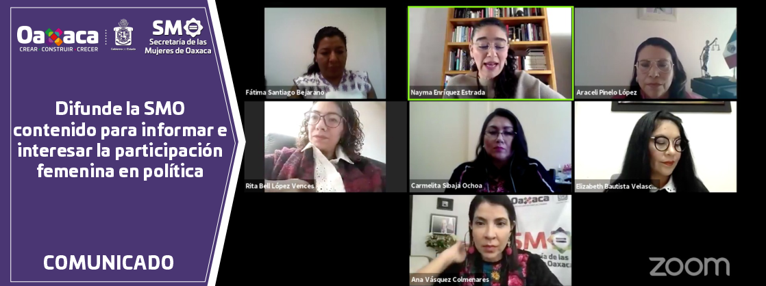 Difunde la SMO contenido para informar e interesar la participación femenina en política