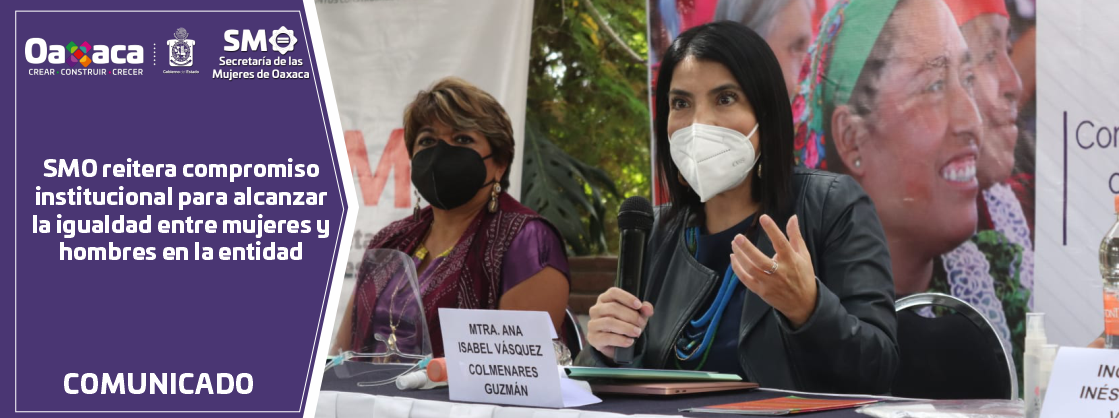 SMO reitera compromiso institucional para alcanzar la igualdad entre mujeres y hombres en la entidad