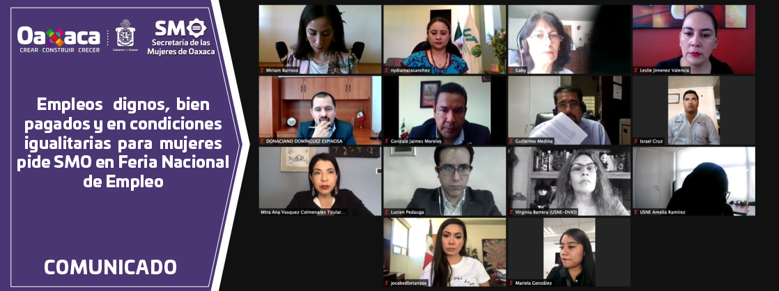 Empleos dignos, bien pagados y en condiciones igualitarias para mujeres pide SMO en Feria Nacional de Empleo   