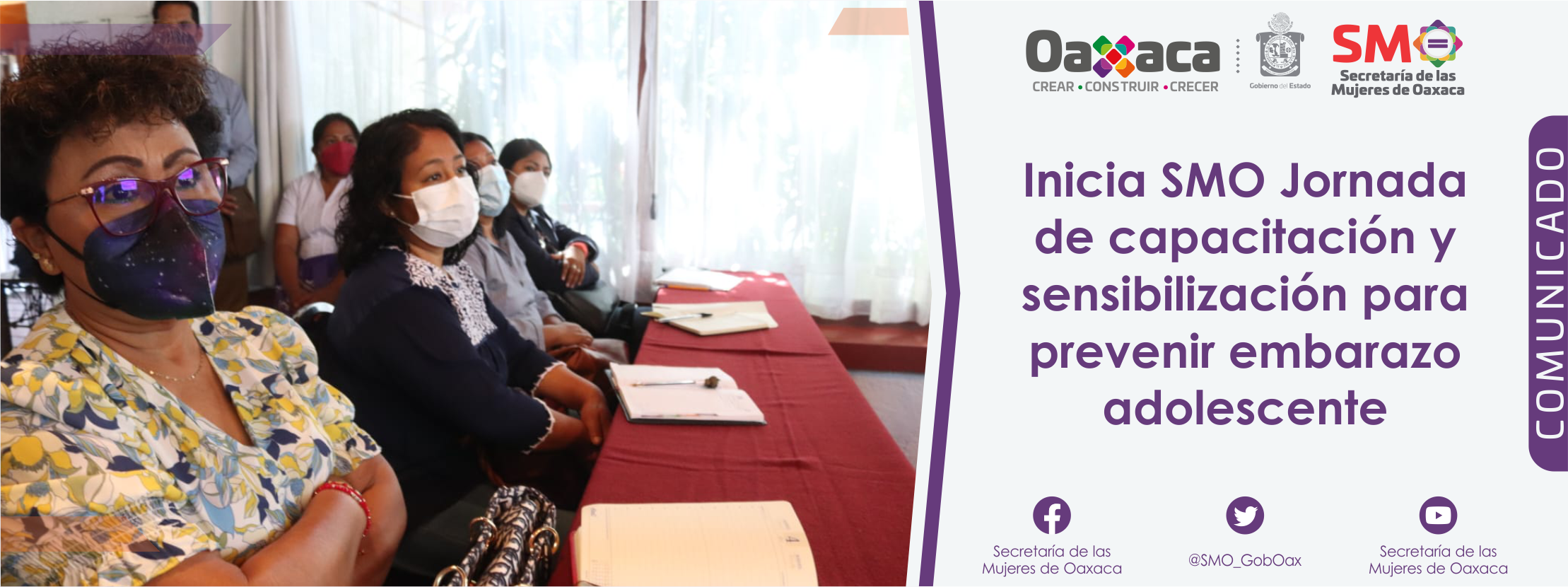 Inicia SMO Jornada de capacitación y sensibilización para prevenir embarazo adolescente