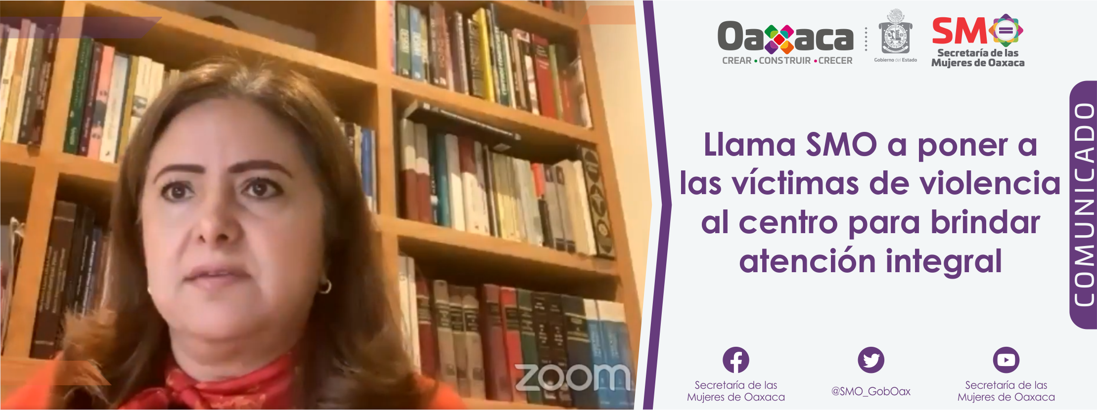 Llama SMO a poner a las víctimas de violencia al centro para brindar atención integral