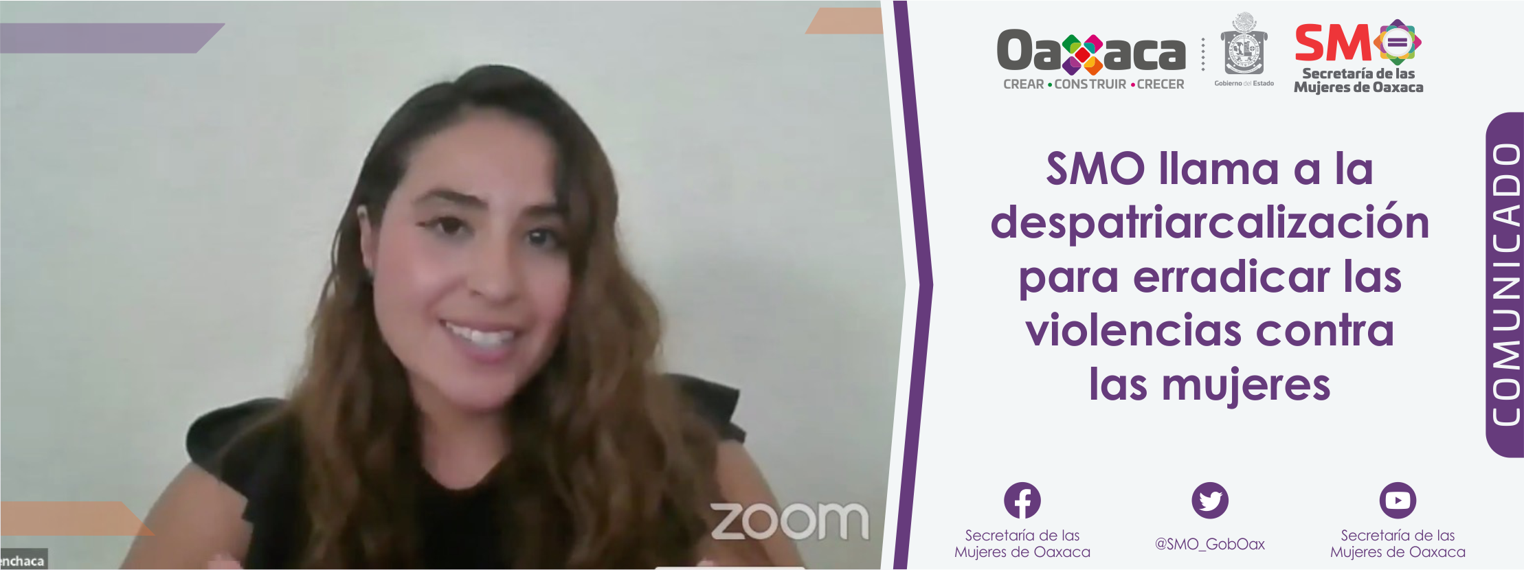 SMO llama a la despatriarcalización para erradicar las violencias contra las mujeres