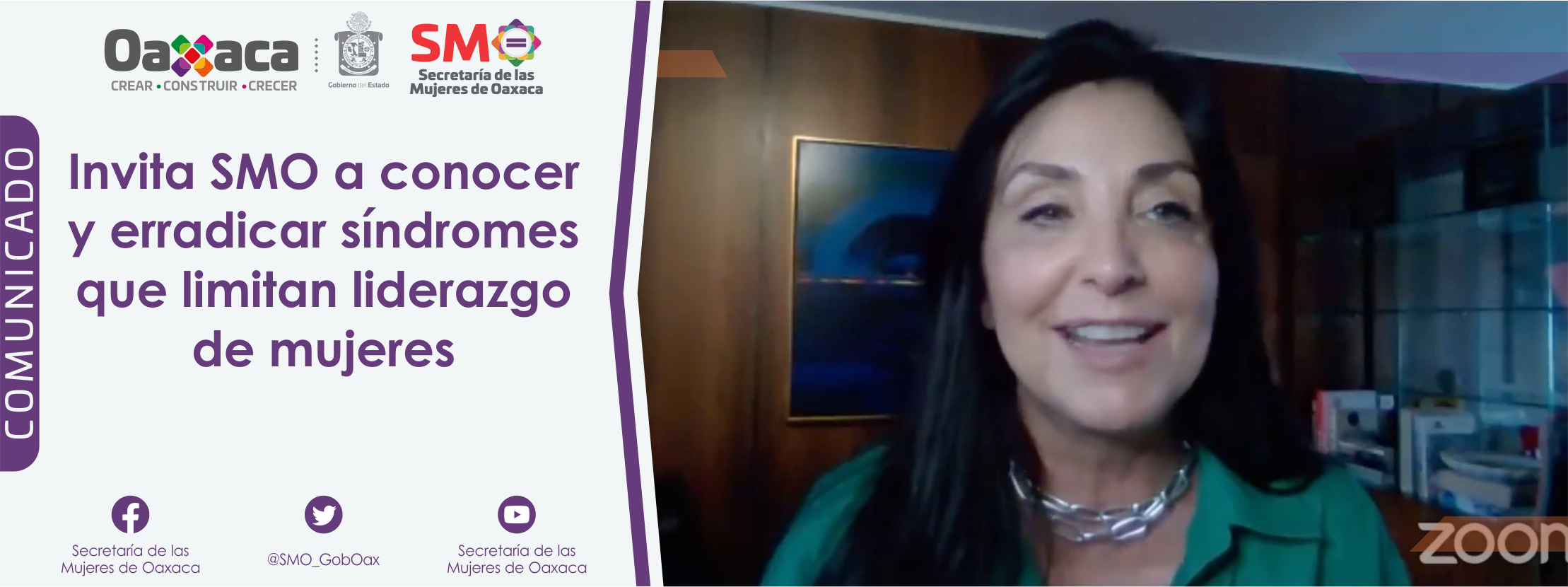 Invita SMO a conocer y erradicar síndromes que limitan liderazgo de mujeres