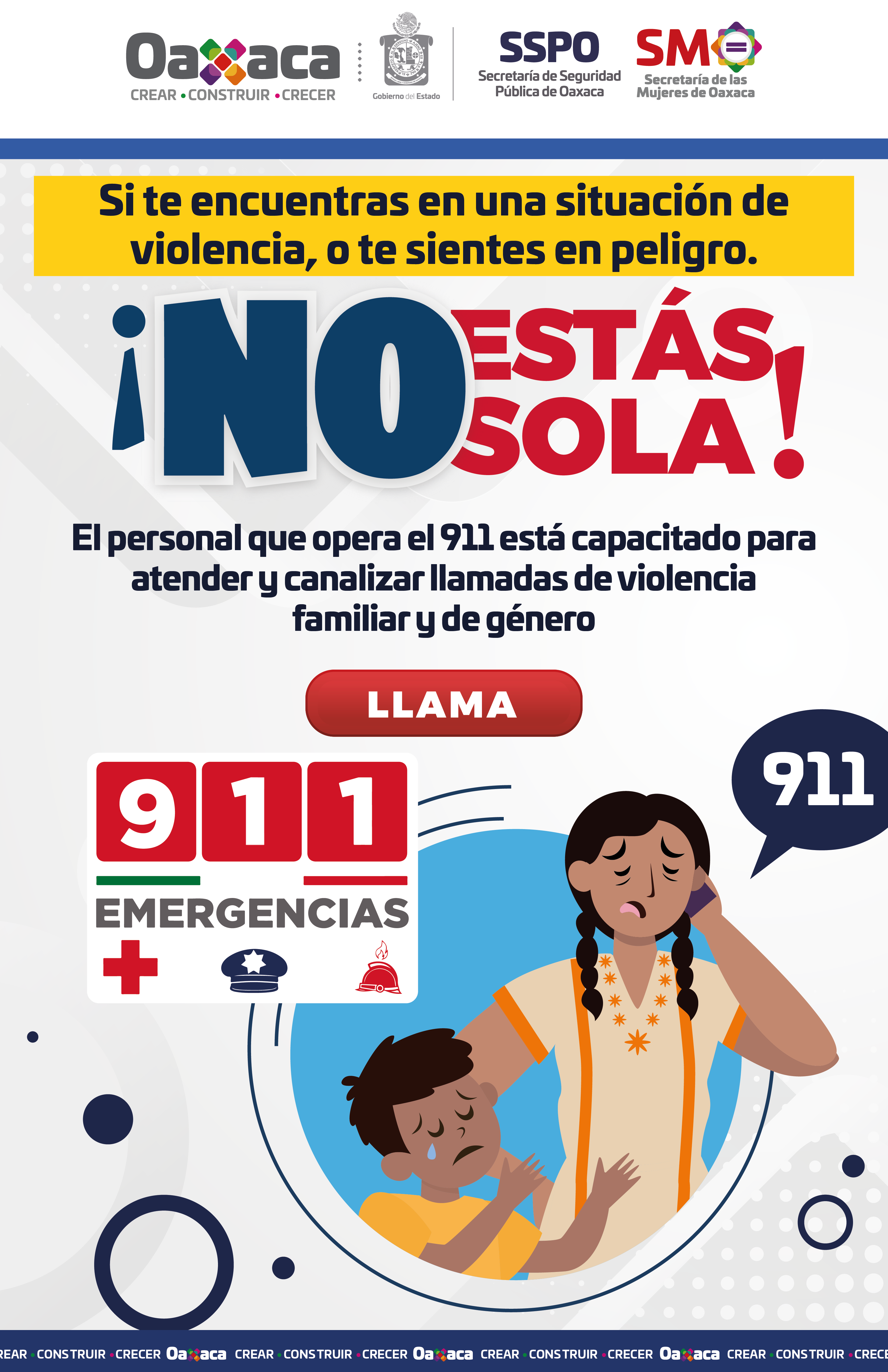 Cartel denuncia anonima 911 Español 2