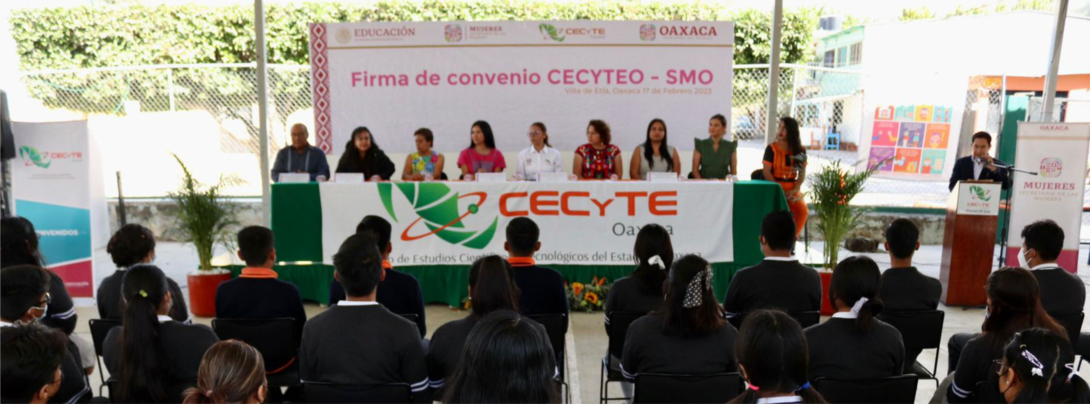 Se unen Secretaría de las Mujeres y Cecyteo para prevenir y erradicar la violencia de género
