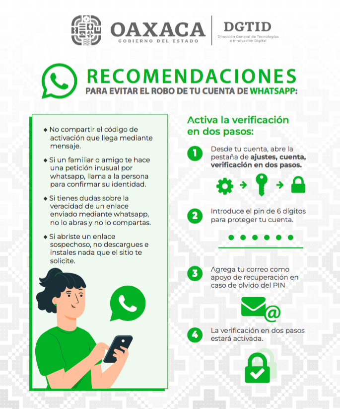 Recomendaciones para evitar el robo de tu cuenta de WhatsApp
