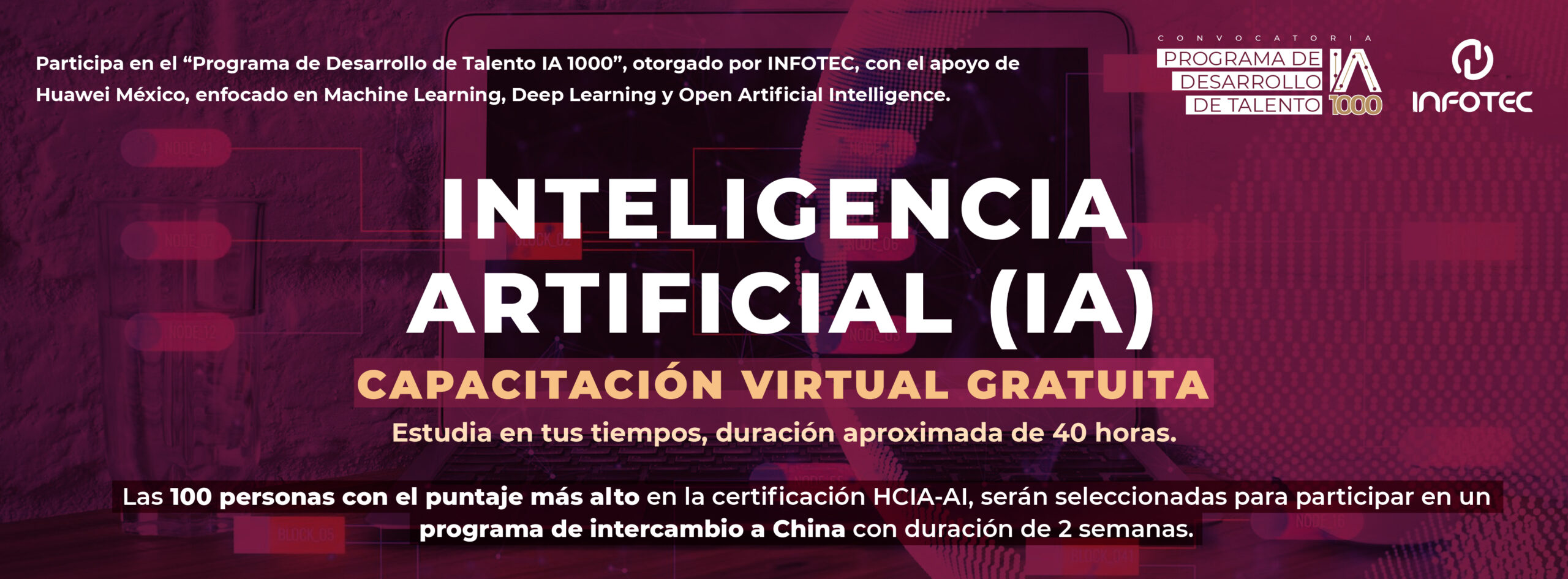 Convocatoria abierta | Programa de Desarrollo de Talento IA 1000