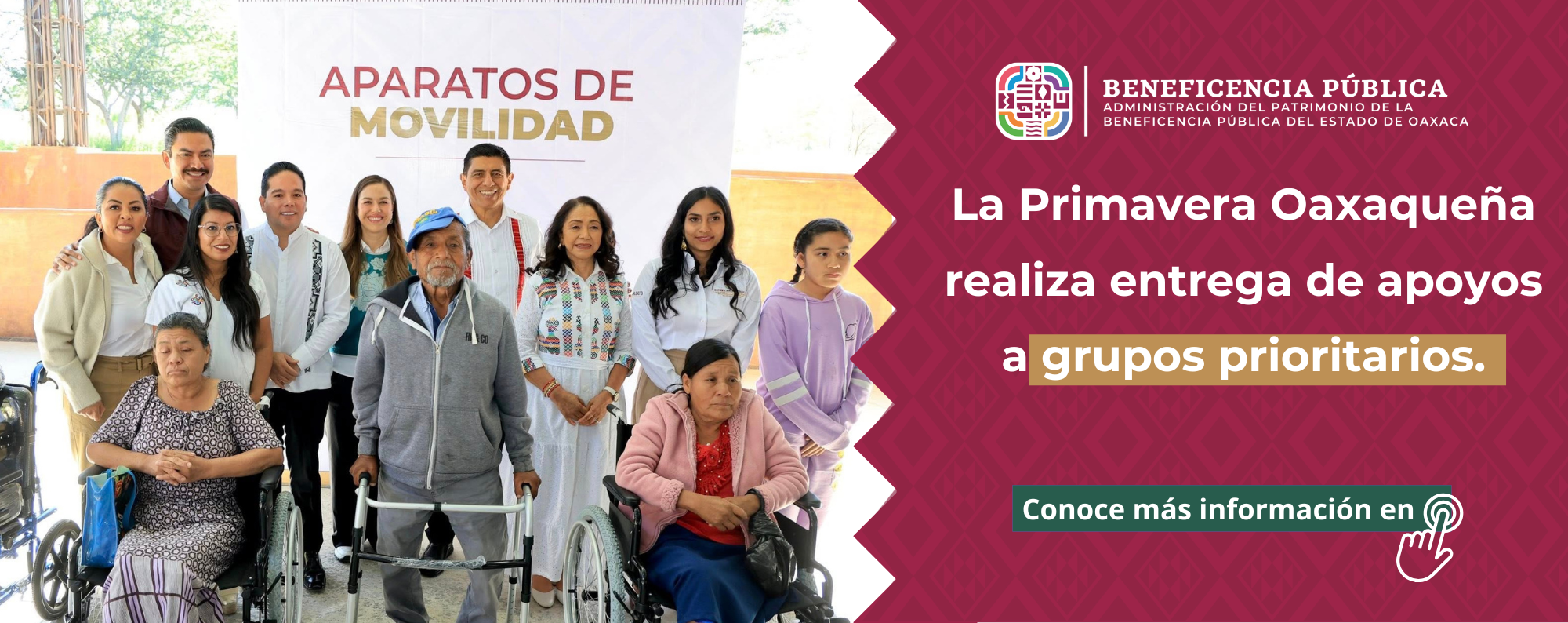 Con entrega de apoyos, Primavera Oaxaqueña acompaña y cuida de quienes lo necesitan en las ocho regiones