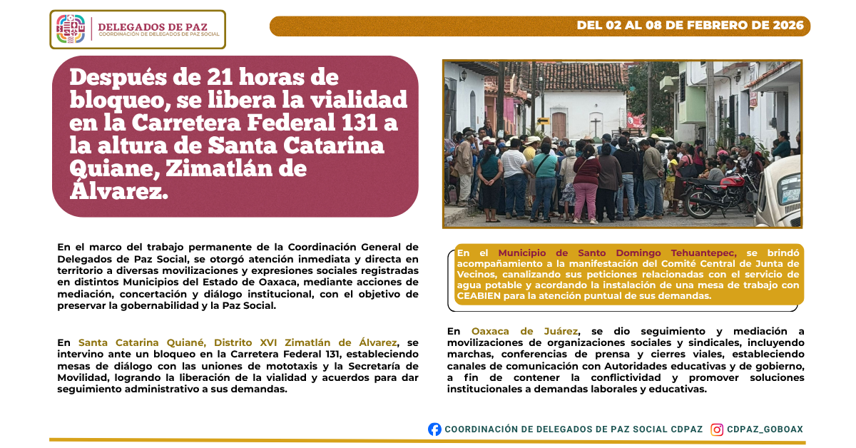 ACCIONES PERMANENTES PARA FORTALECER LA GOBERNABILIDAD Y PAZ SOCIAL
