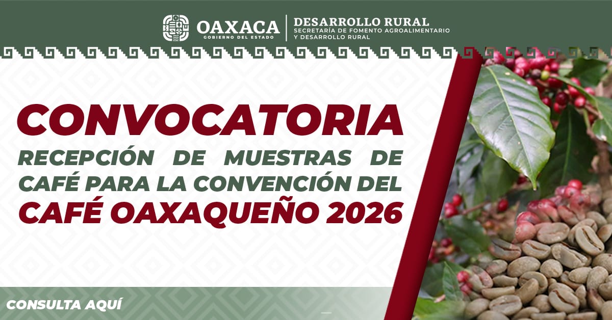 CONVOCATORIA DEL CAFÉ OAXAQUEÑO