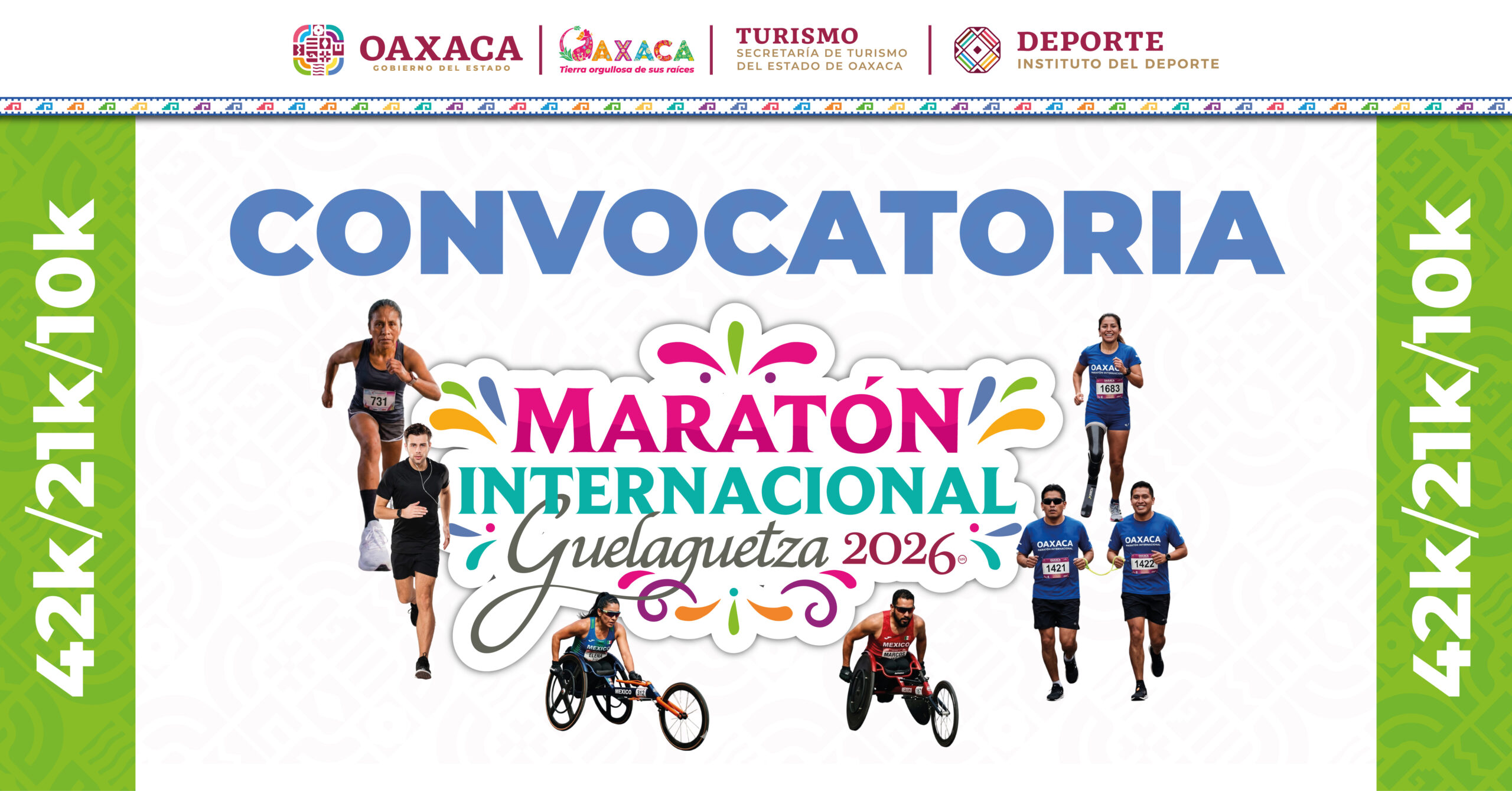 CONVOCATORIA OFICIAL Maratón Internacional Guelaguetza 2026