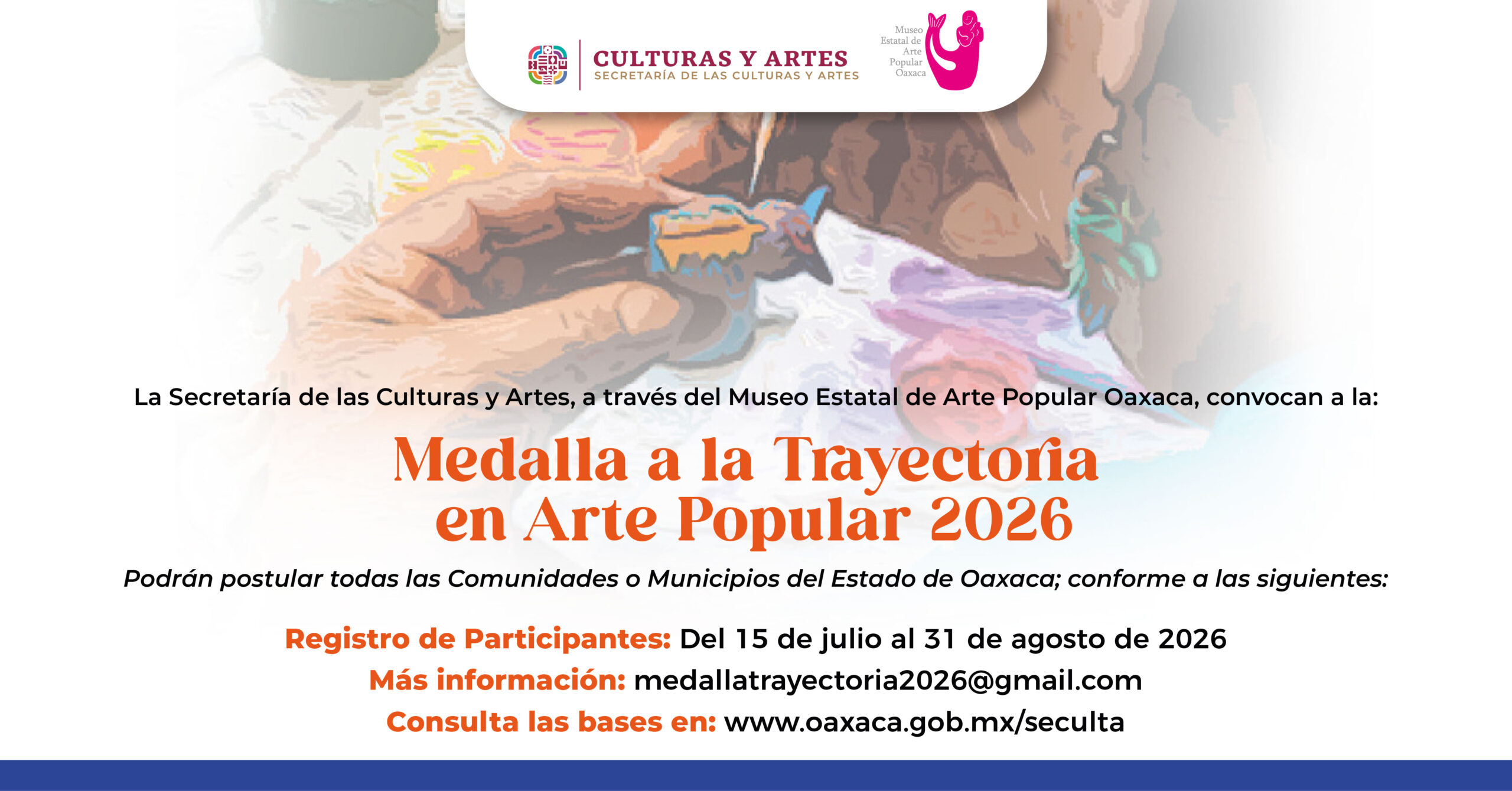 Convocatoria MEAPO Medalla Arte Popular