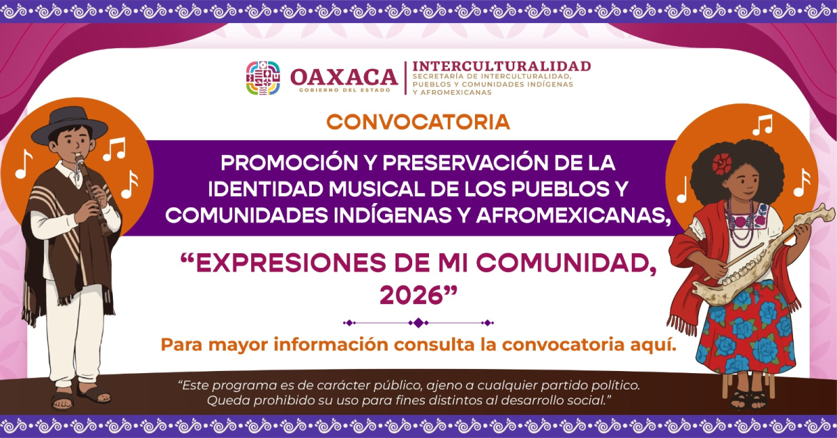 Expresiones de mi Comunidad 2026